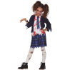 Disfraz de Zombie Estudiante Niña Infantil - Disfraces de Zombies para Niñas