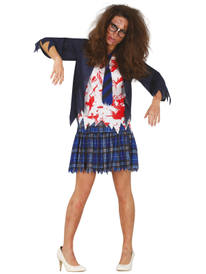 Disfraz de Zombie Estudiante Chica - Disfraces de Zombies para Mujer