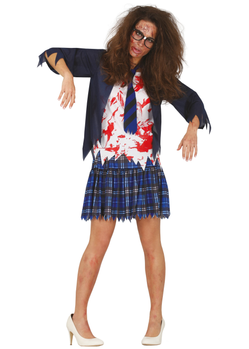 Disfraz de Zombie Estudiante Chica - Disfraces de Zombies para Mujer