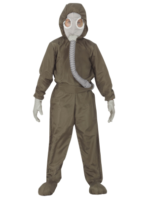 Disfraz de Buzo Bioquimico Nuclear Infantil - Disfraz de Medicos y Enfermeras