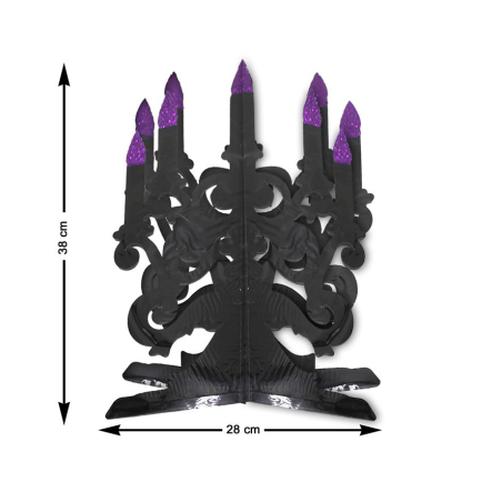 Candelabro para Decoracion 38x28cm - Velas y Candelabros