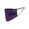 Mascarilla Morada Lauburu Negro (Homologada) - Euskal Maskarak Adulto