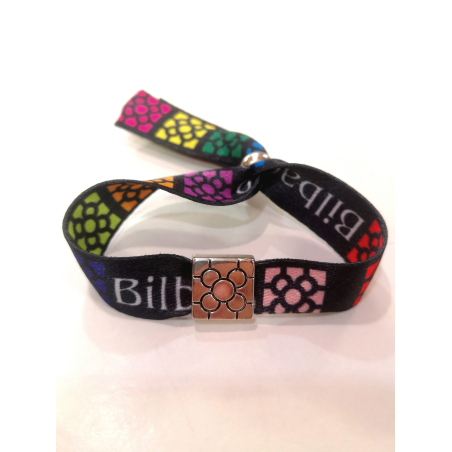 Pulsera Cinta Baldosa Multicolor - Colgantes, Pulseras y Pendientes