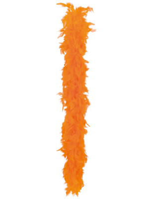 Boa de Plumas Naranja - Accesorios