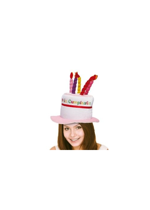 Comprar Gorro Tarta Feliz Cumpleaños - Gorros y Gafas