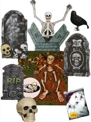 Decoracion Halloween Cementerio