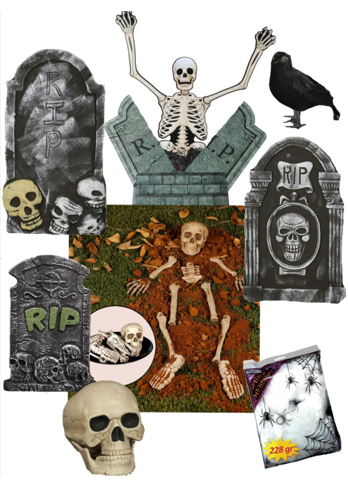 Decoracion Halloween Cementerio