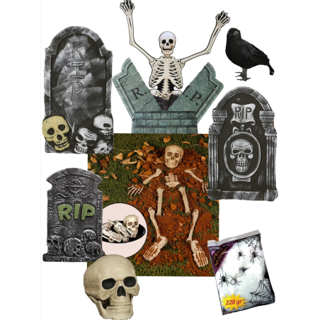 Decoracion Halloween Cementerio