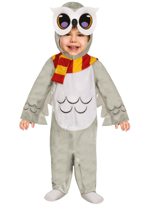 Disfraz de Lechuza Magica Bebe - Disfraces de Estudiante de Magia para Bebe