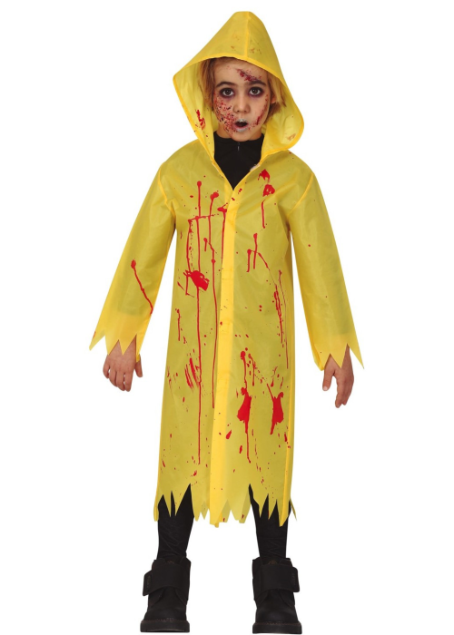 Disfraz De Payaso Asesino It Chubasquero Infantil - Disfraces de Halloween Pennywise