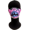 Mascarilla Halloween Zombie Rosa Infantil - Mascarillas Infantiles Originales