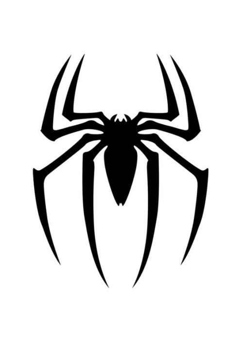 Vinilo Textil Araña 6x6 - Vinilo Textil tamaño 9x9cm
