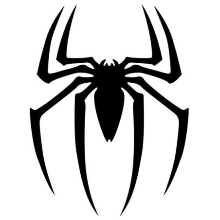 Vinilo Textil Araña 6x6 - Vinilo Textil tamaño 9x9cm
