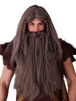 Peluca y Barba Vikingo - Pelucas