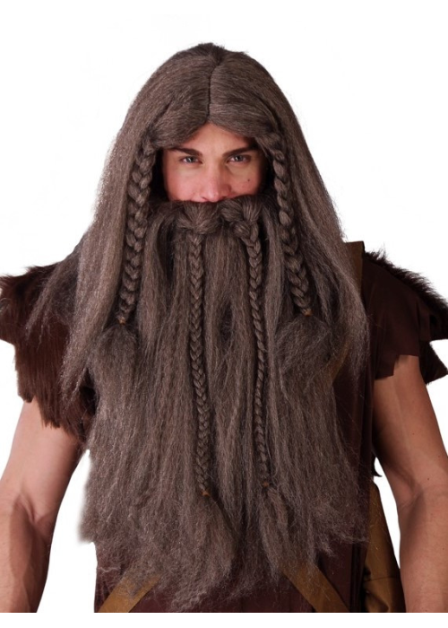 Peluca y Barba Vikingo - Complementos de Barbaros y Vikingos