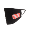 Mascarilla negra Bandera Rojiblanca (Homologada) - Euskal Maskarak Adulto