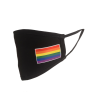 Mascarilla negra Bandera Arcoiris (Homologada) Orgullo Gay - MASCARILLAS HIGIENICAS