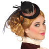 Chistera Mini Steampunk con Diadema - Complementos de Steampunk