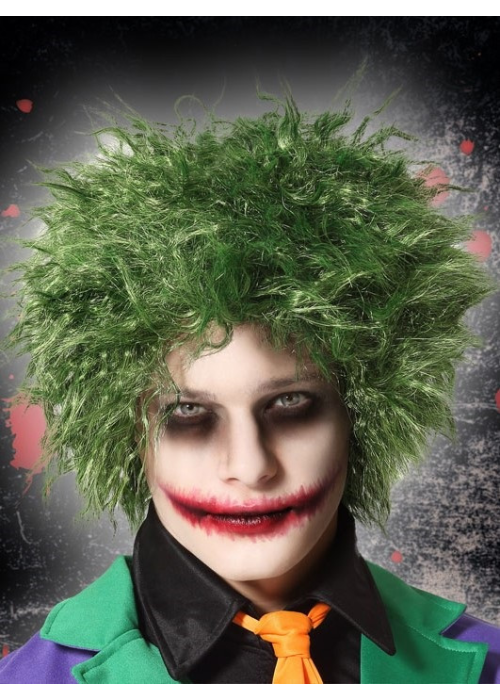 Peluca Joker Verde Despeinada - Pelucas de Halloween