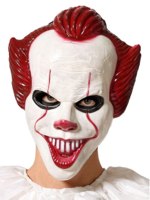 Mascara de Payaso Asesino IT - Complementos de Halloween Pennywise