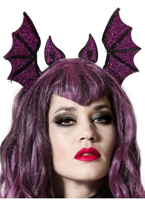 Diadema Alas Murcielago - Gorros y Diademas de Halloween