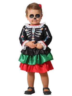 Disfarce de Catrina para Bebe