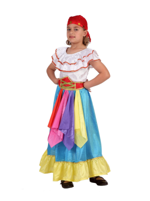 Acheter Costume Zingara Enfant pour seulement 9.00€ – Atelier de costumes en ligne