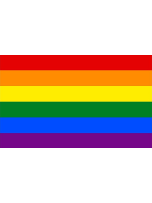 Vinilo Textil Bandera Arcoiris - Vinilo Textil tamaño 6x6cm
