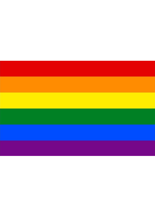 Vinilo Textil Bandera Arcoiris - Vinilo Textil tamaño 6x6cm