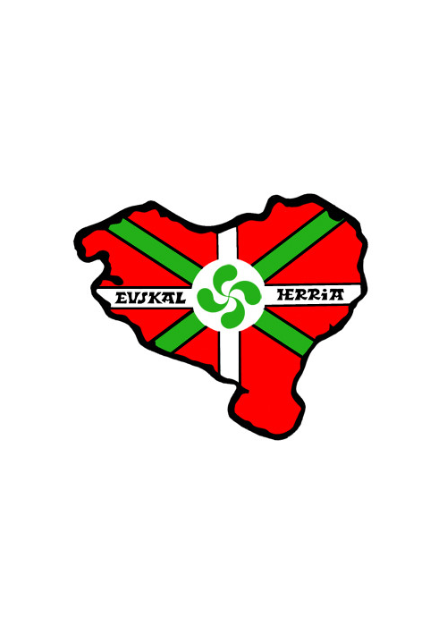 Vinilo Escudo Euskal Herria con Ikurriña
