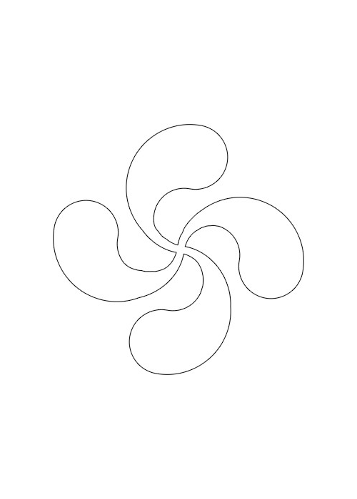Vinilo Lauburu Blanco