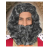 Perruca i Barba del Rei Mag Gris