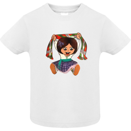 Camiseta Euskadi Tricolor Negra
