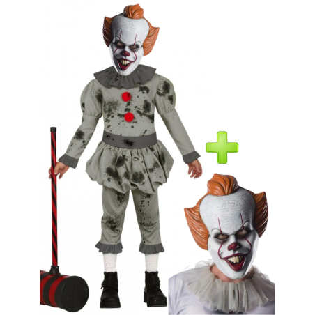 Disfraz De Payaso Asesino It Niño - Disfraces de Halloween Pennywise