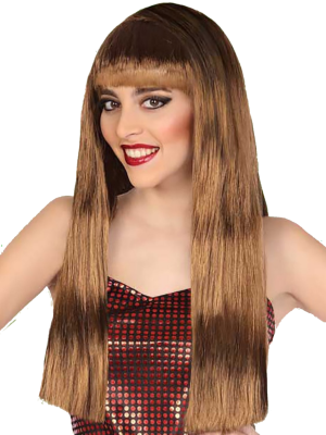 Perruca De Cleopatra Llarg I Negre