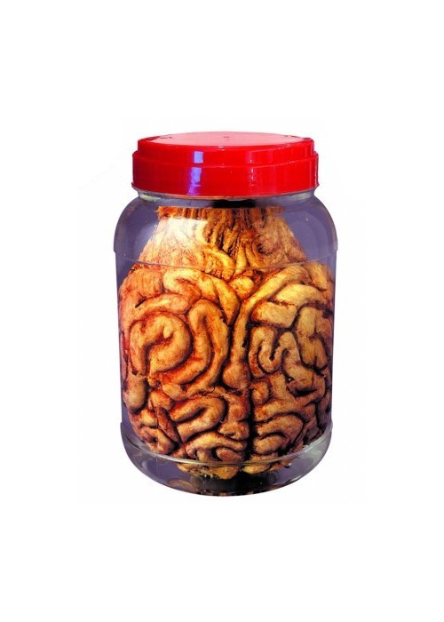 Tarro de Laboratorio Cerebro - Organos y Miembros Sangrientos