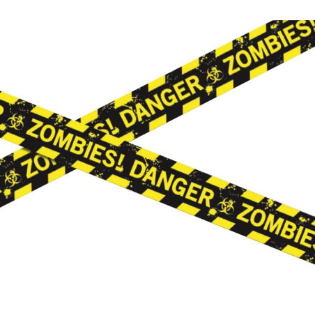 Cinta Policial Zombie - Cuadros, Siluetas y Posters