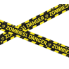 Cinta Policial Zombie - Cuadros, Siluetas y Posters