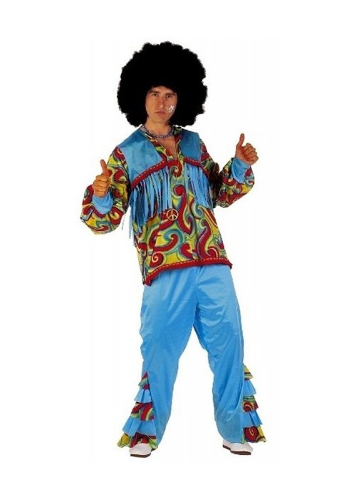 Disfraz de Hippie Colores - Disfraces de Hippie para Hombre