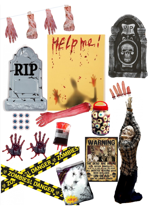 Decoracion Halloween Zombies