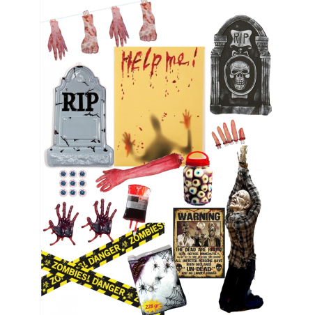 Decoracion Halloween Zombies