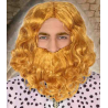 Peluca Rey Mago Rubia - Peluca con Barbas