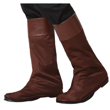 Cubrebotas Marrones - Complementos para Disfraces