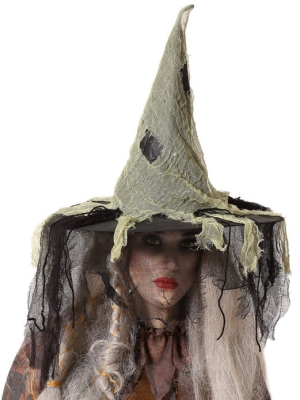 Sombrero Bruja Harapos - Complementos de Brujas y hechiceros