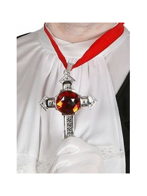 Colgante en Cruz con Piedra - Collares, Pulseras y Anillos