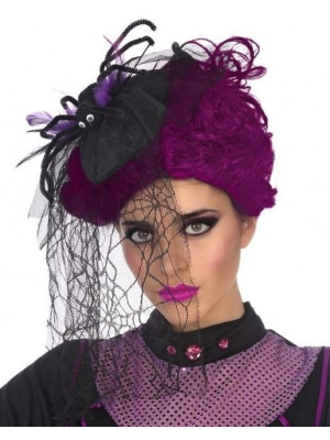 Casquete con Tul y Araña - COMPLEMENTOS POR CATEGORIA