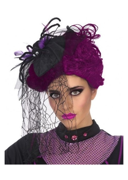 Casquete con Tul y Araña - COMPLEMENTOS POR CATEGORIA