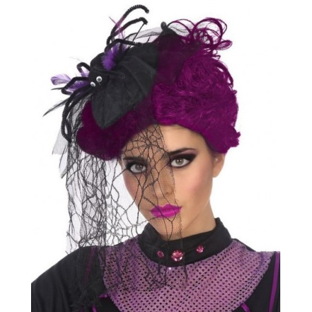 Casquete con Tul y Araña - COMPLEMENTOS POR CATEGORIA