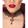 Choker collaret amb Pedra Vermella