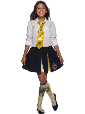 Corbata Hufflepuff Deluxe - Complementos de Harry Potter